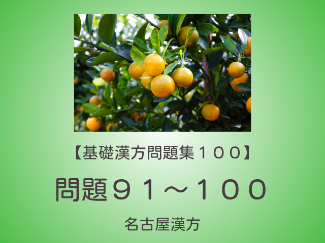 基礎漢方問題集１００